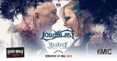 Loudblast, Akiavel, Aurore en concert
